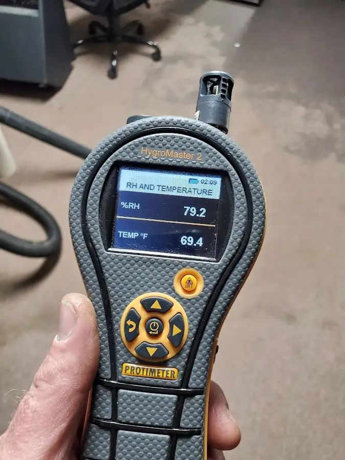 Moisture meter humidity assessment for Mold Remediation & Removal in Lake Stickney
